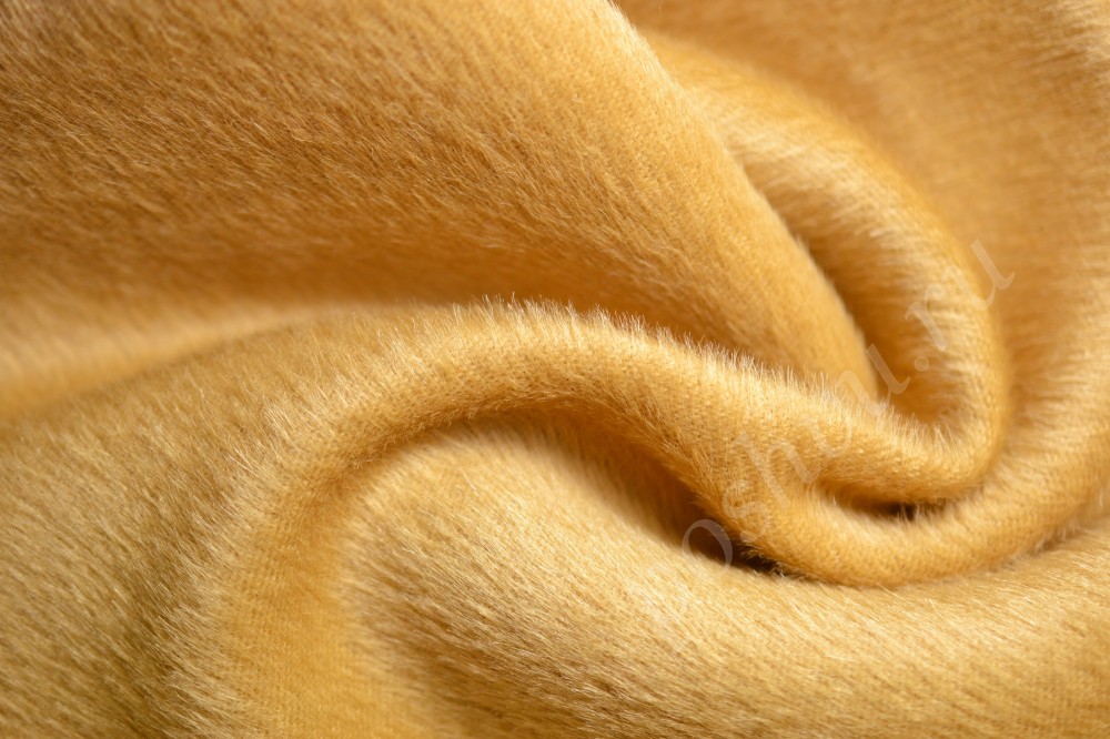 Ткань пальтовая Max Mara оранжево-желтого оттенка