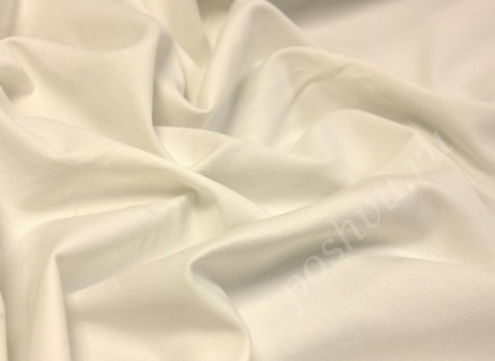 Ткань джинсовая белого оттенка
