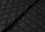 Курточная матовая, стежка Ромбы черного цвета, 150 гр/м2 синтепон