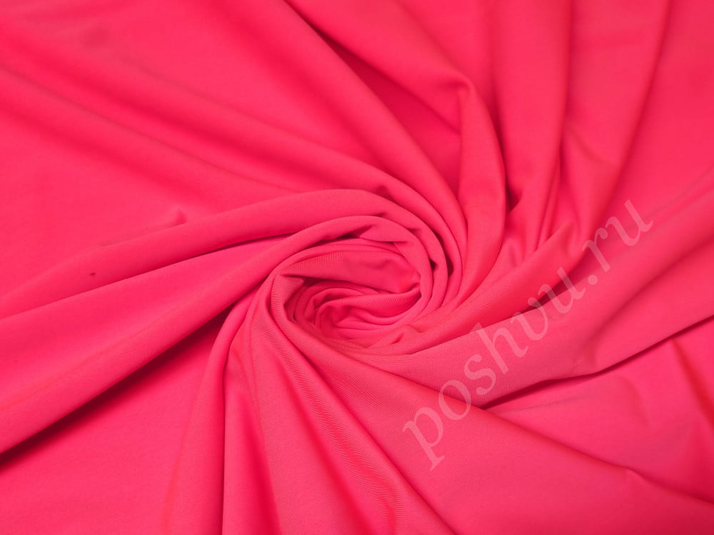 Бифлекс однотонный ярко-розового цвета, 210 гр/м2