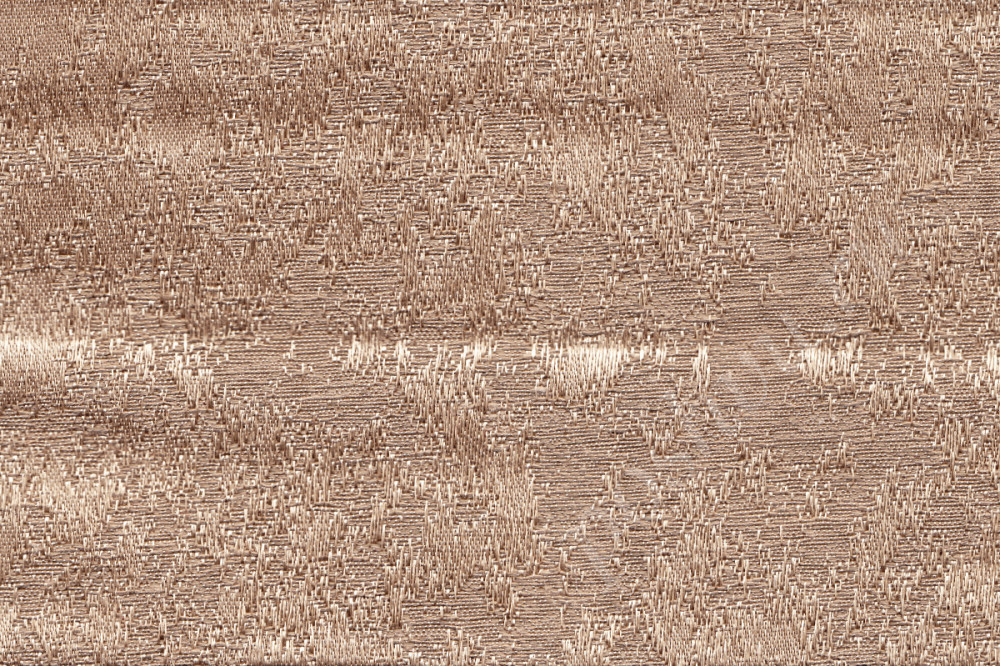Портьерная ткань MARBLE под мрамор с блеском, песочно-бежевого цвета, шир.138см
