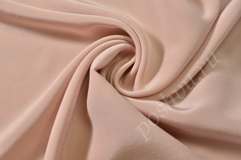 Ткань шелк нежно-розового оттенка
