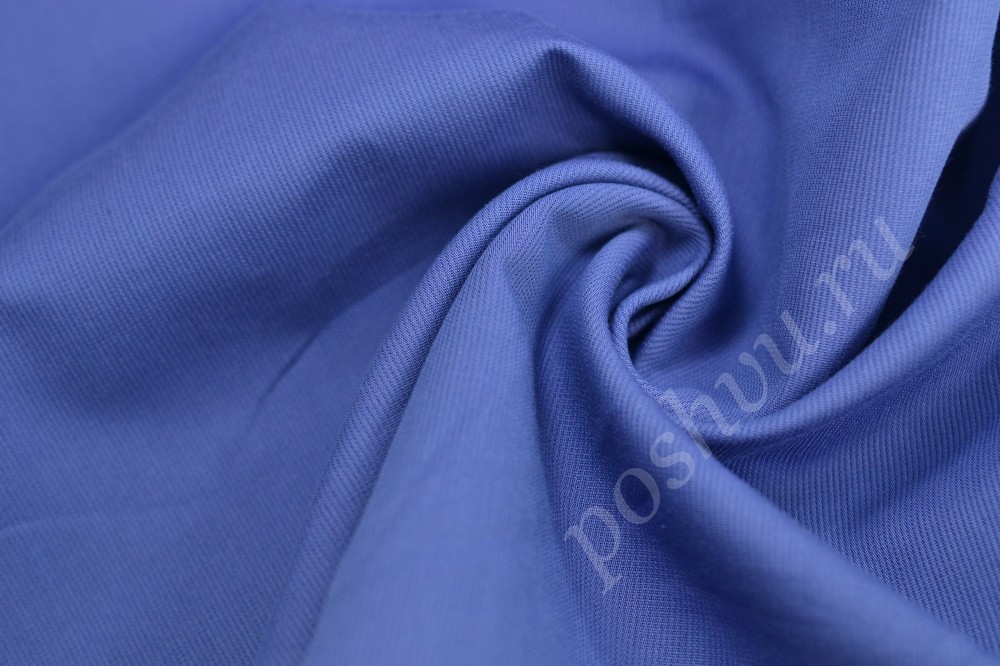 Ткань костюмная Изысканный синий