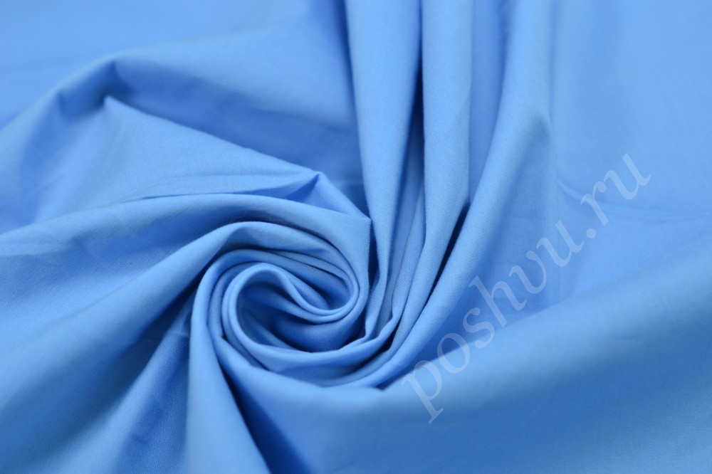 Ткань костюмная Синяя пыль