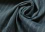 Ткань лен сине-серого оттенка в узкую полоску