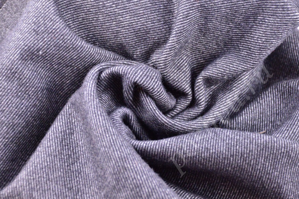 Мягкая пальтовая ткань серого цвета