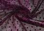 Сетка с пайетками пурпурного цвета