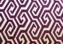 Шенилл CОIL геометрический узор пурпурного цвета 653г/м2