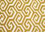 Шенилл CОIL геометрический узор желтого цвета 653г/м2