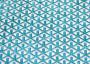 Шенилл PATIO геометрический узор голубого цвета 673г/м2