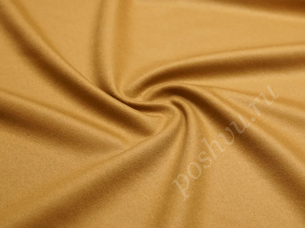 Пальтовая ткань цвета карамели