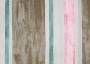 Портьерная ткань рогожка REGENCY коричневые, розовые, зеленые полосы разной ширины