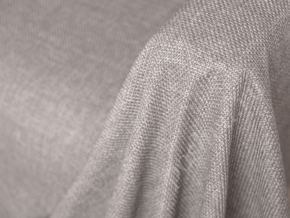 Мебельная ткань рогожка FORTE цвета грецкого ореха 370г/м2