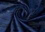 Портьерная ткань бархат BERGAMO печатный рисунок на темно-синем фоне, выс.300см