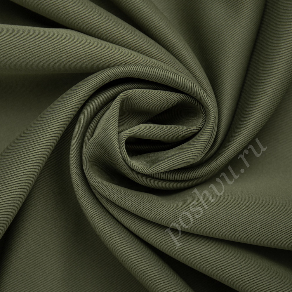 Портьерная ткань блэкаут PIPA оливкового цвета, выс.310см
