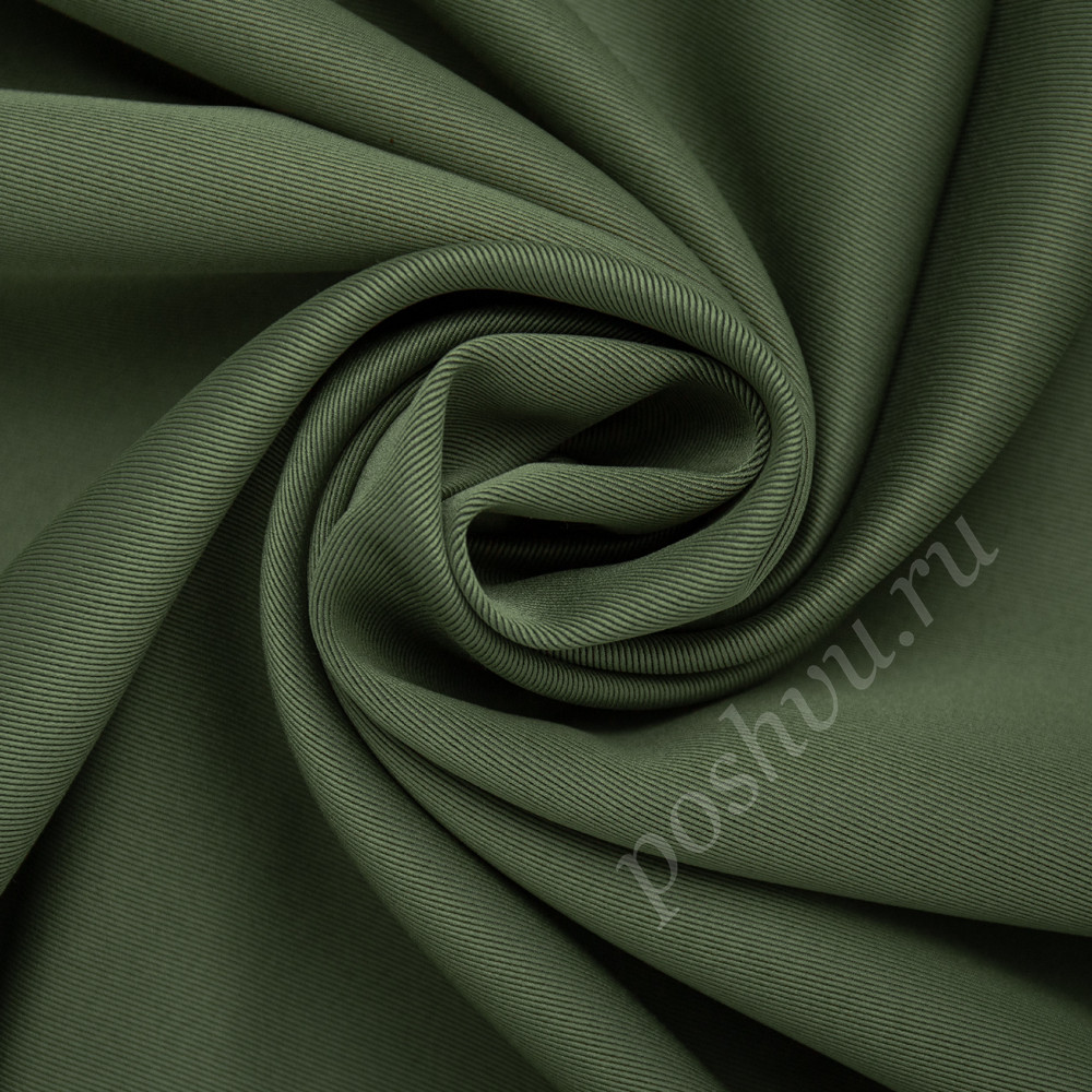 Портьерная ткань блэкаут PIPA зеленого цвета, выс.310см