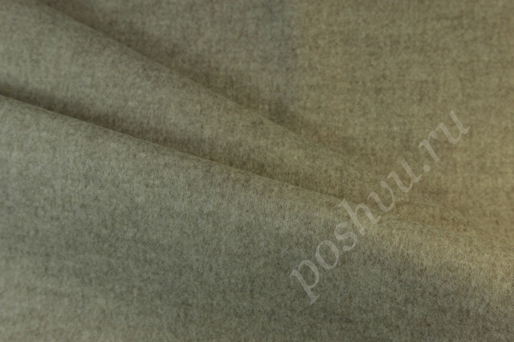 Пальтовая ткань Max Mara бежевого оттенка