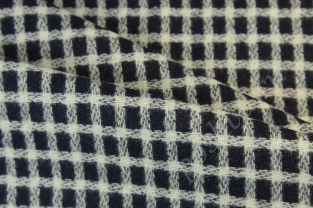 Пальтовая ткань Max Mara в клетку