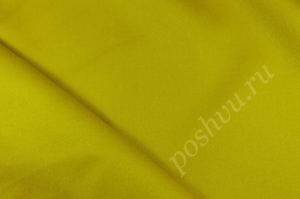 Ткань пальтовая Желтая хризантема Max Mara