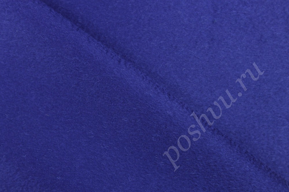 Ткань пальтовая Морская синева Max Mara