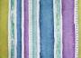 Портьерная ткань рогожка MEDINA зеленые, голубые, сиреневые полосы разной ширины