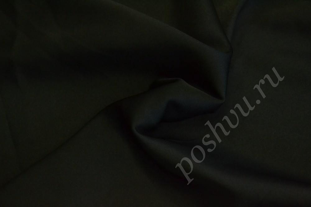 Блузочная ткань чёрного цвета