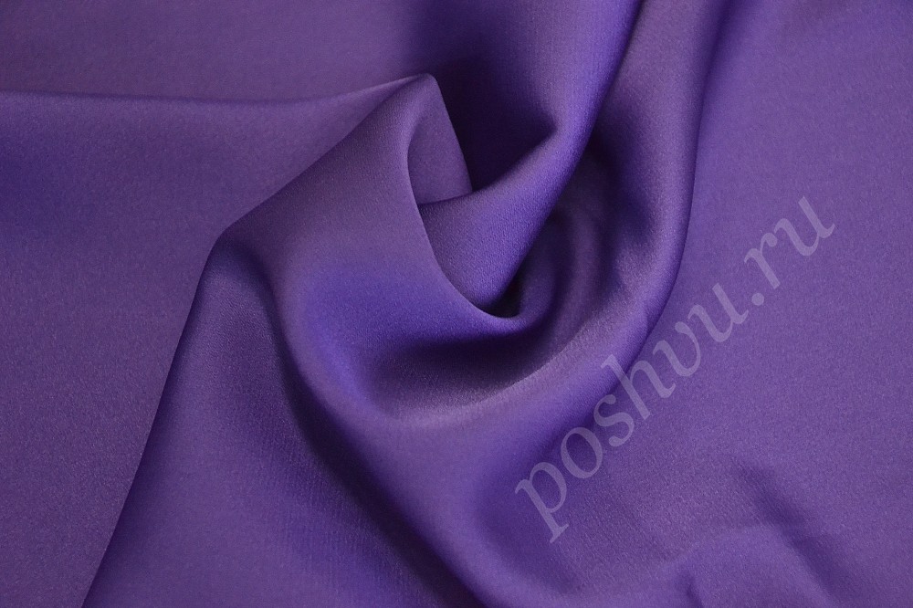 Блузочная ткань фиолетового цвета