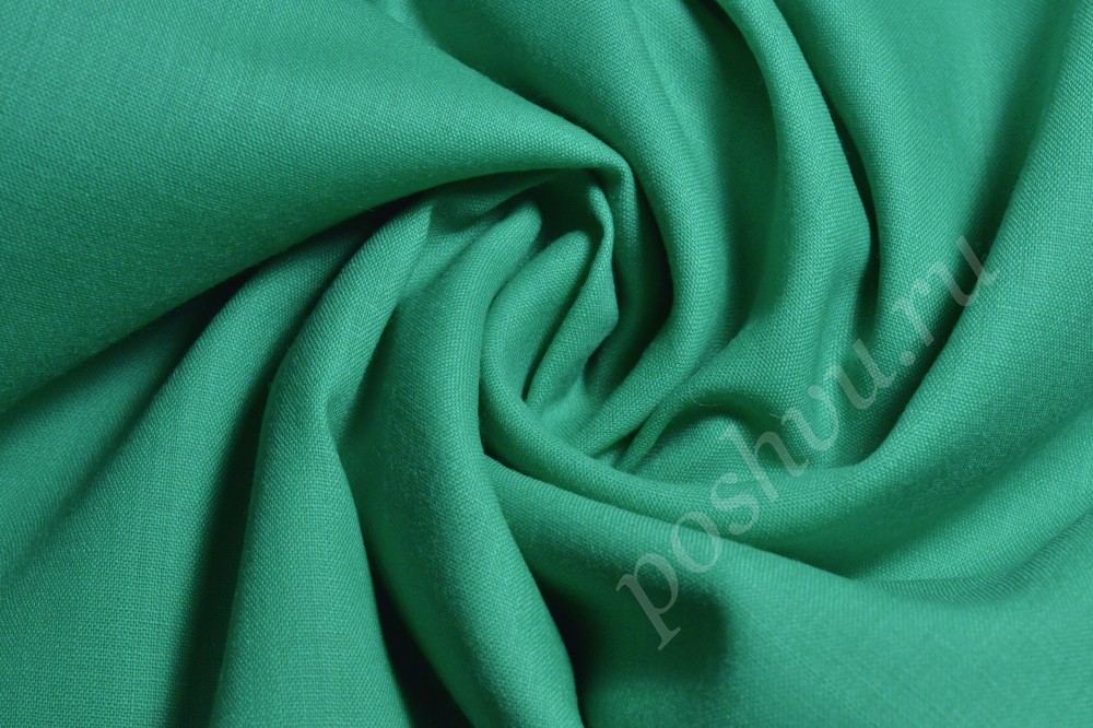 Ткань костюмная красивого светло-зеленого оттенка