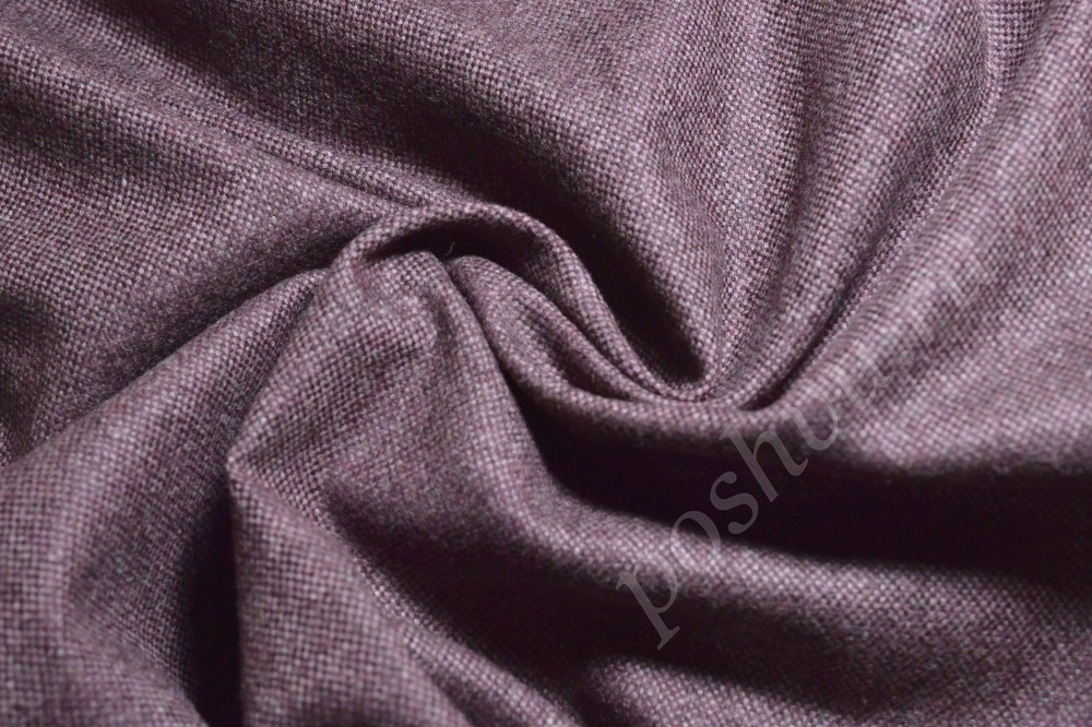Ткань костюмная пурпурного оттенка