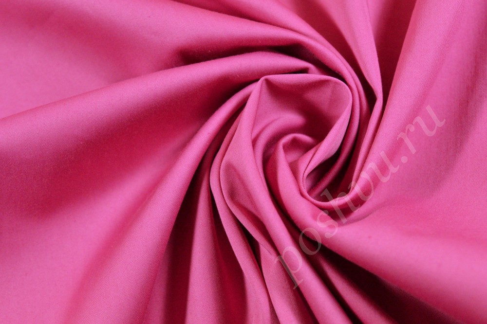 Ткань хлопок темно-розового оттенка