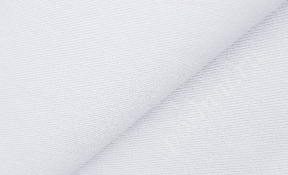 Ткань джинса Белого цвета