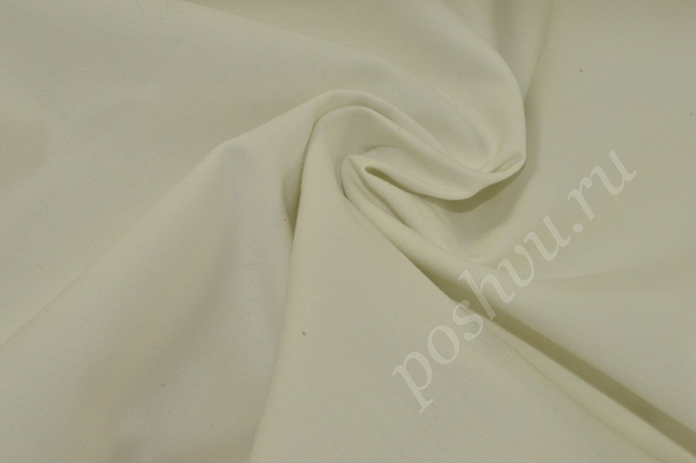 Стильная белая костюмная ткань