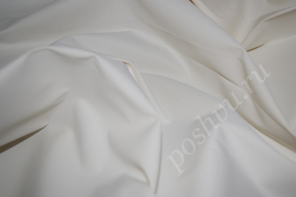 Ткань костюмная антично-белого оттенка