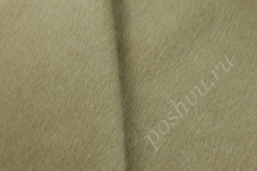 Ткань пальтовая Мокрый песок Max Mara