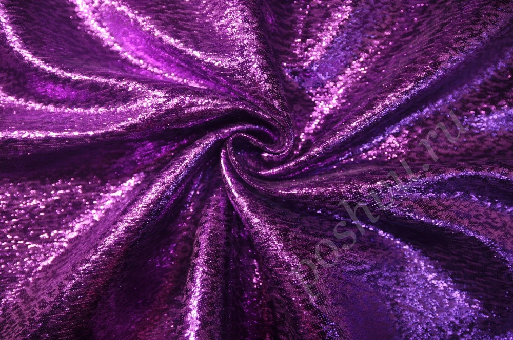 Парча металлик Фиолетового цвета