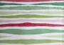 Мебельная ткань OUTDOOR TROPICANA зелено-розовые полосы поперек полотна (раппорт 23см)