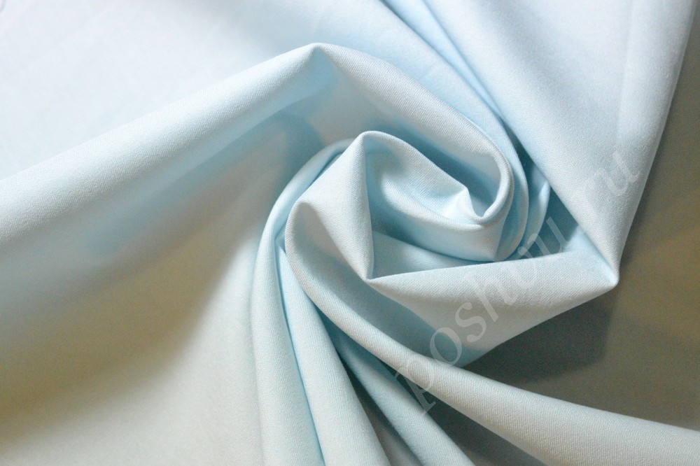 Ткань блузочная нежного светло-голубого оттенка