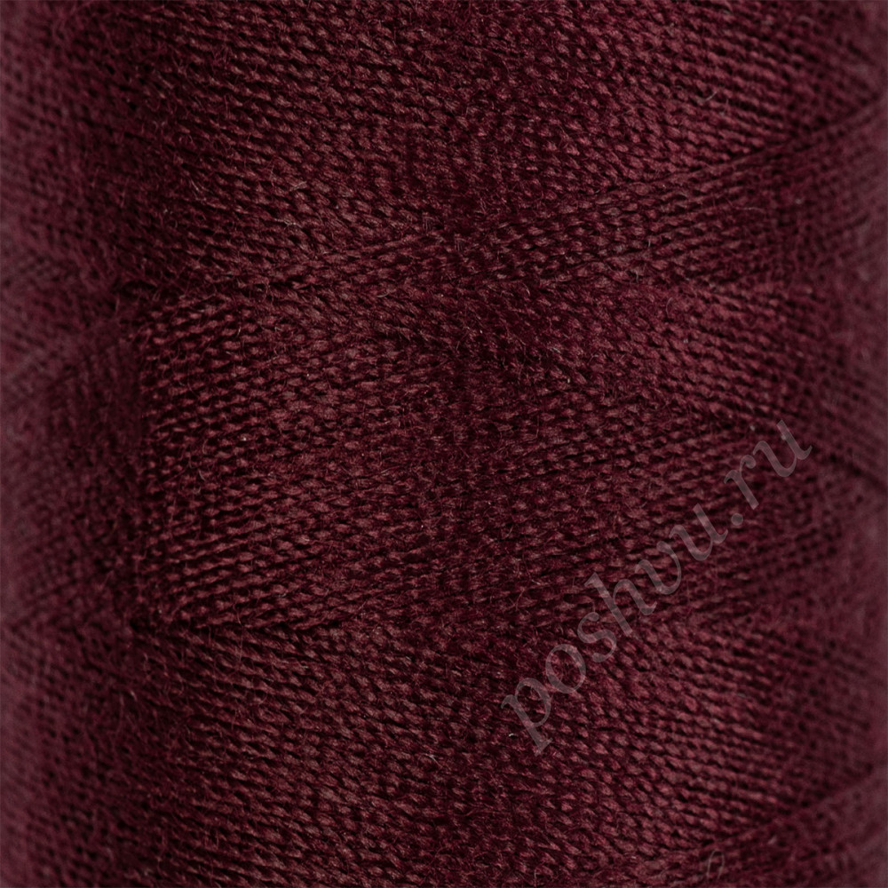 Швейные нитки (полиэстер) 40/2 "Gamma" 400 я 1 шт 365 м №123 т.бордовый