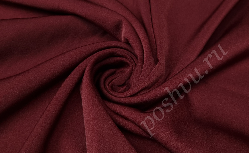 Ткань костюмная Кашмира, цвет бордовый