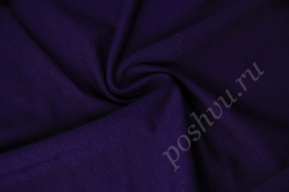 Ткань трикотаж стильного фиолетового оттенка