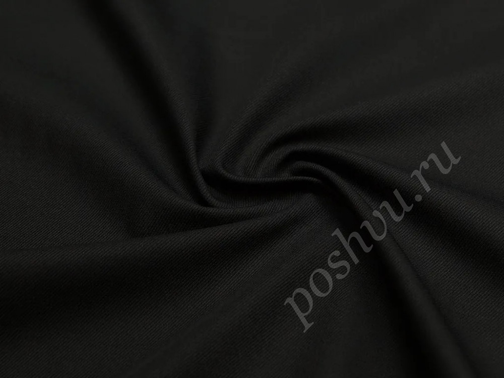Джинсовая плотная ткань черного цвета