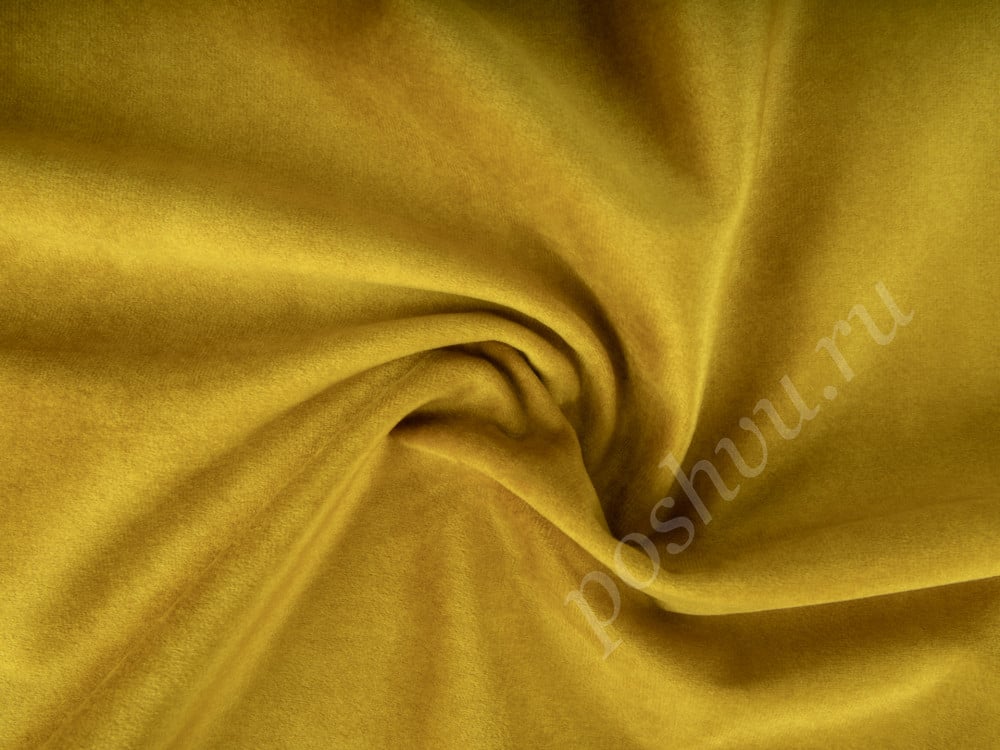 Велюр GRETA желтого цвета (330г/м2)