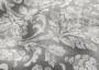 Портьерная ткань жаккард DAVINCI FLORINTINE крупный растительный орнамент в серебристом тоне (раппорт 47х24см)
