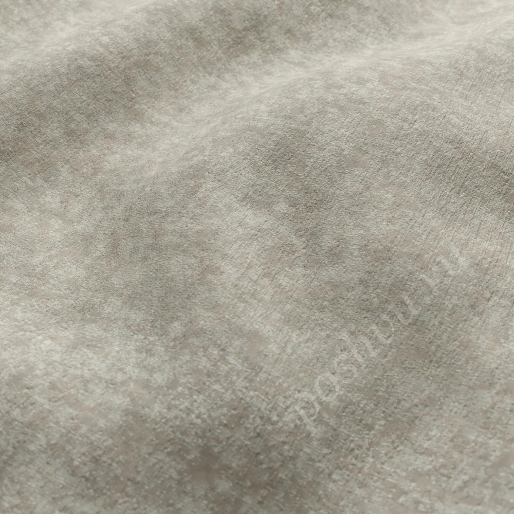 Портьерная ткань жаккард DAVINCI RENAISSANCE однотонная с выработкой бежевого цвета (раппорт 23х18см)