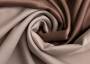 Портьерная ткань блэкаут MARCELLO двухсторонний бежево-кофейного цвета, выс.320см