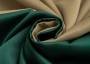 Портьерная ткань блэкаут MARCELLO двухсторонний бежево-зеленого цвета, выс.320см