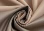 Портьерная ткань блэкаут MARCELLO двухсторонний темно-бежево-кремового цвета, выс.320см