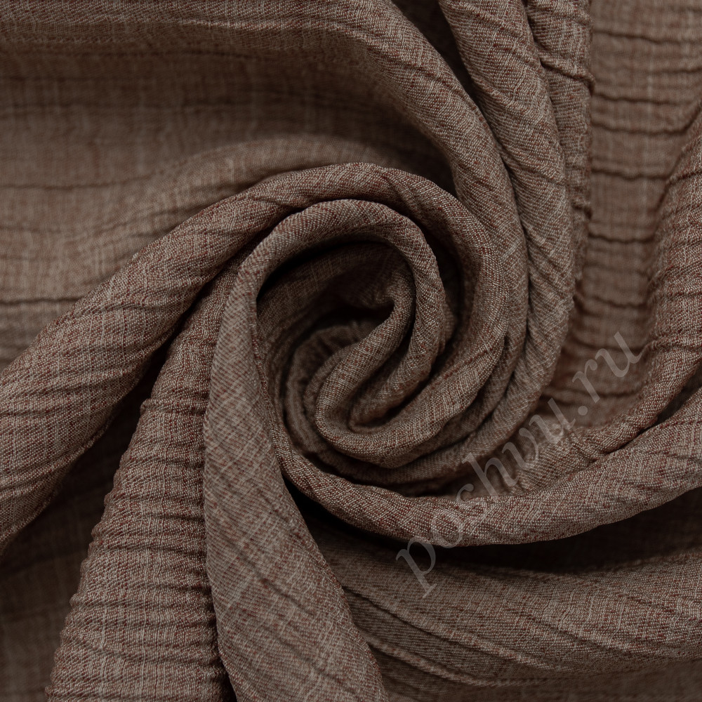 Портьерная ткань жаккард OTELLO жатка песочного цвета, выс.300см