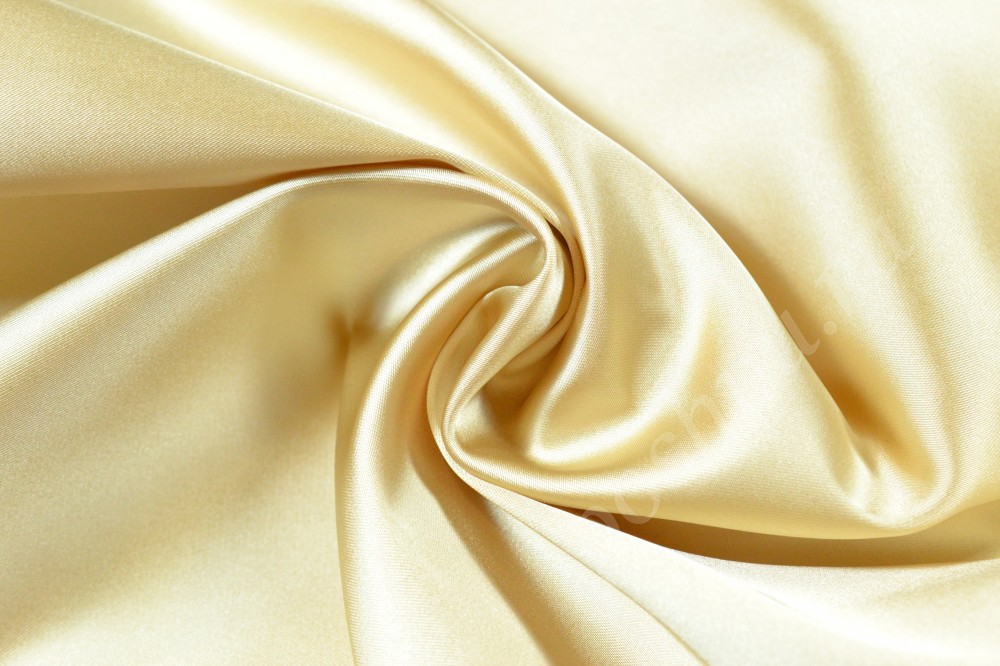 Ткань атлас золотистого оттенка