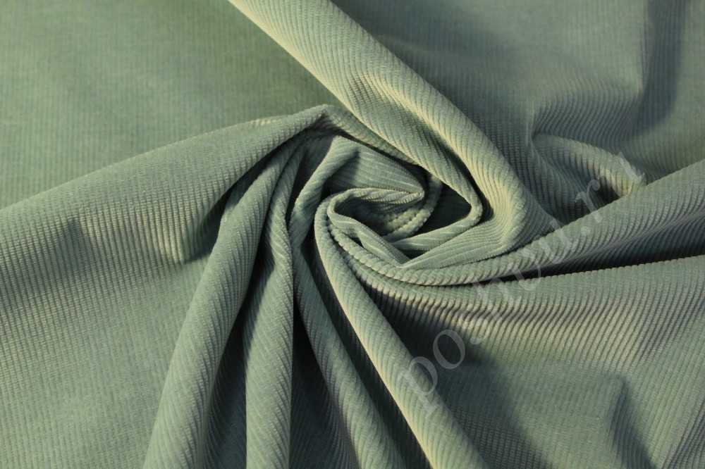 Вельветовая ткань серо-синего оттенка